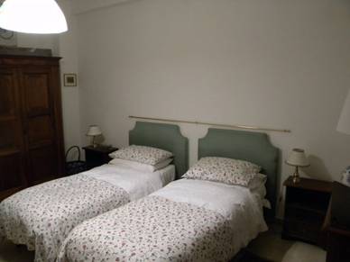 Zweibettzimmer im Apartment - Italienisch lernen in Rom