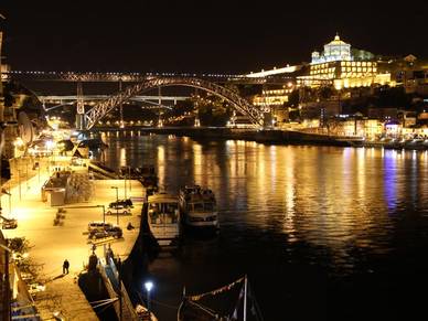 Portos Hafen am Abend - Sprachreisen für Erwachsene