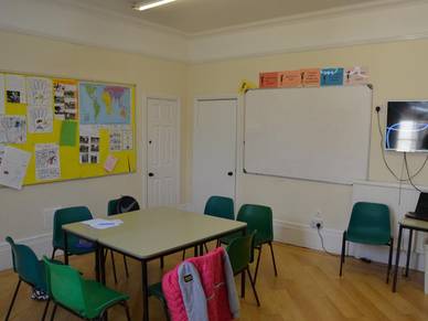 Klassenzimmer der Englisch Sprachschule Exeter