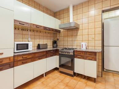 Küche im Studenten Apartment - Sprachkurs Barcelona
