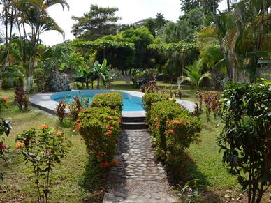 Garten der Spanisch Sprachschule in Playa Jacó
