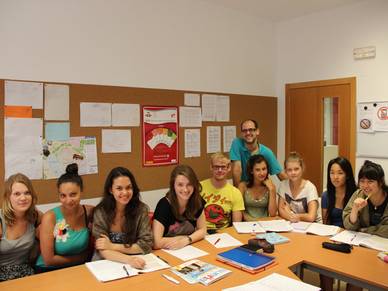 Unterrichtsgruppe, Spanisch Sprachschule Valencia