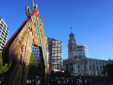 Aotea Square und Town Hall - Auckland Sprachreise für Erwachsene 