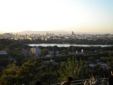 Ausblick vom Jingshan-Hügel, Chinesisch Sprachreisen für Erwachsene Peking 