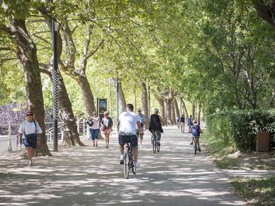Park in Vichy, Französisch Sprachreisen für Erwachsene