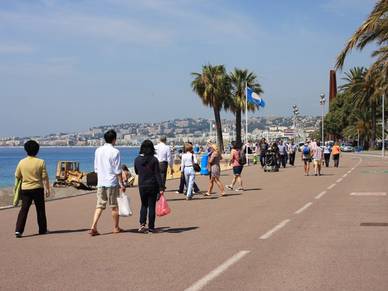 Promenade von Nizza, Französisch Sprachreisen für Erwachsene