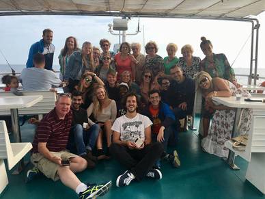 Gemeinsame Aktivitäten: Bootstour der Sprachschule Málaga