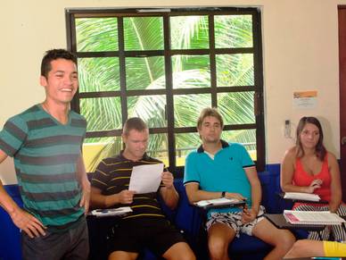 Unterricht in der Spanisch Sprachschule Playa del Carmen