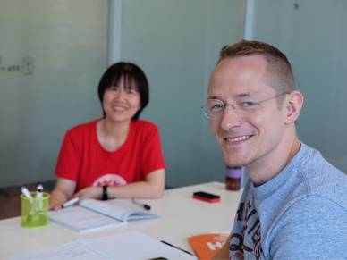 Einzeltraining an der Chinesisch Sprachschule Peking