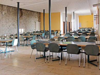 Cafeteria auf der Burg Hohensolms, Englisch Sprachreisen für Schüler