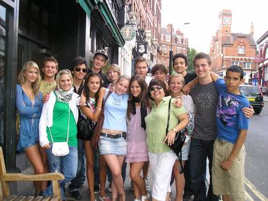 Sprachkursteilnehmer in London Hampstead, Englisch Sprachreisen für Schüler