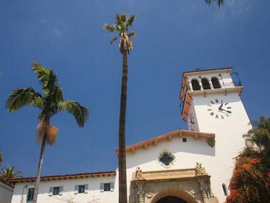 Kloster aus frühen Tagen, Santa Barbara, Englisch Sprachreisen für Erwachsene