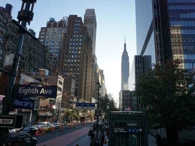 Blick auf das Empire State Building, Englisch Sprachreisen für Erwachsene