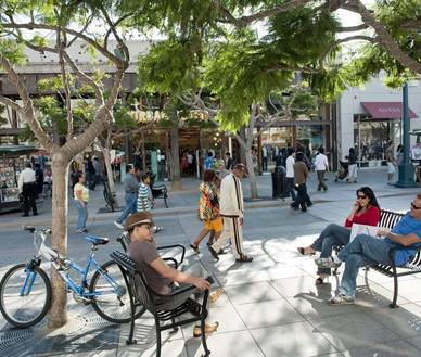 Shopping in Santa Monica, Englisch Sprachreisen für Erwachsene