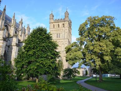 Exeter Cathedral, Englisch Sprachreisen für Erwachsene nach England