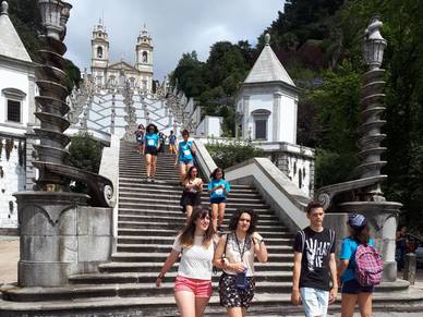 Ausflug zu Bom Jesus do Monte - Sprachschule Porto