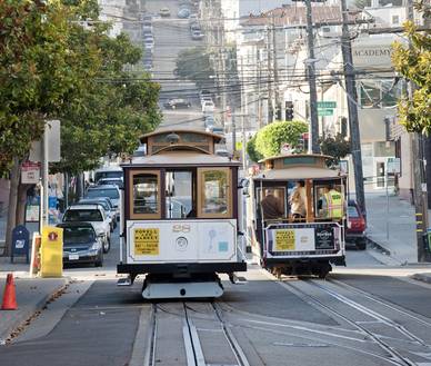 Cable Car in San Francisco - Englisch Sprachreise USA