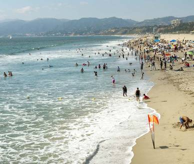 Strand von Santa Monica, Englisch Sprachreisen für Erwachsene