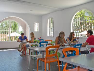 Aufenthaltsraum der Residenz, Französisch Sprachreisen in Antibes