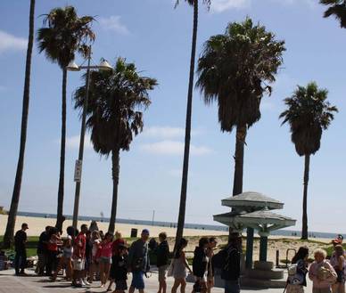 Strandpromenade von Santa Monica, Englisch Sprachreisen für Erwachsene
