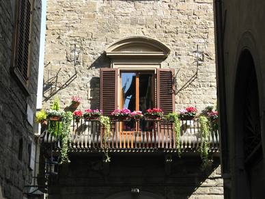 Balkon, Italienisch Sprachreisen für Erwachsene