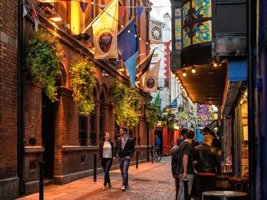 Temple Bar, Dublin - Englisch Sprachentraining Irland