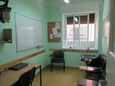 Klassenraum der Spanisch Sprachschule in Granada