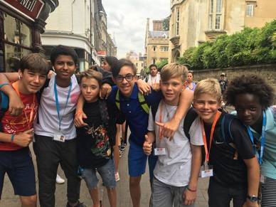 Teilnehmer der Schüler Sprachreisen nach Cambridge