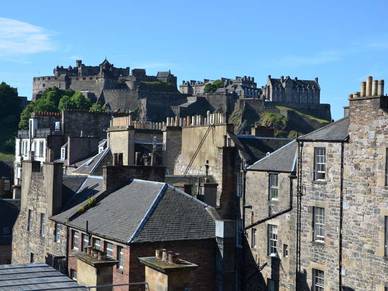 Über den Dächern von Edinburgh, Englisch Sprachreisen für Erwachsene