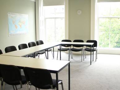Klassenzimmer der Englisch Sprachschule Glasgow