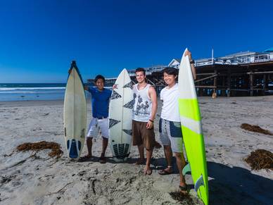 Surfen in San Diego, Englisch Sprachschule San Diego