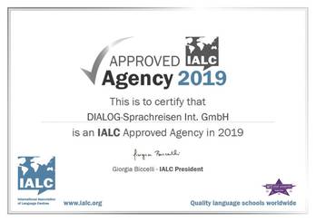 StudyLingua Zertifikat IALC Approved Agency 2019