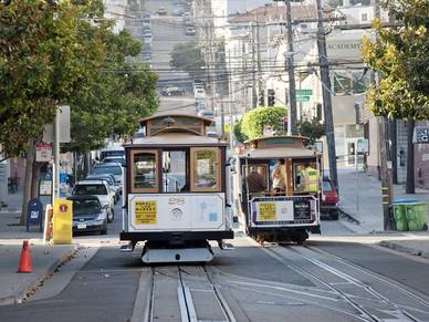 Cable Cars in San Francisco, USA, Englisch Sprachreisen für Erwachsene