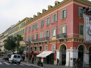 Straßenszene, Französisch Sprachreisen Nizza