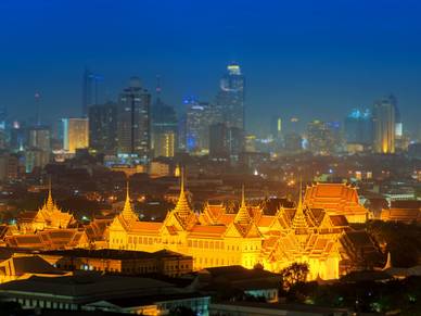 Tempelanlage in Bangkok, Englisch Sprachreisen für Erwachsene Thailand