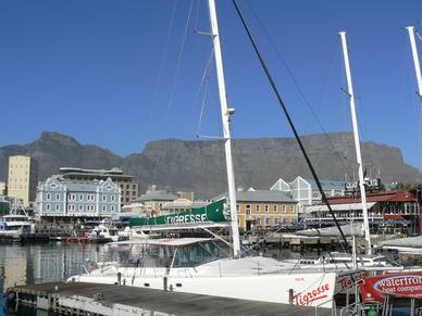 Hafen in Kapstadt in Südafrika, Englisch Sprachreisen für Erwachsene