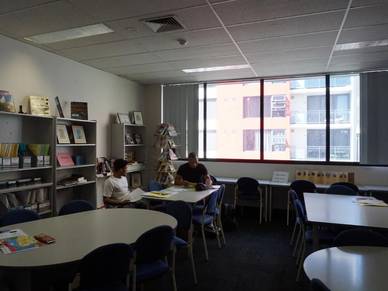 Bibliothek der Sprachschule in Perth