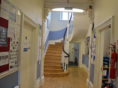Eingangsbereich, Englisch Sprachschule London Hampstead