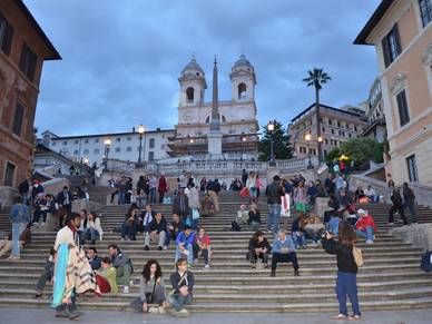 Spanische Treppe in Rom, Italienisch Sprachreisen für Erwachsene