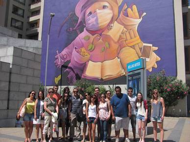 Streetart in Chile, Spanisch Sprachschule Santiago de Chile