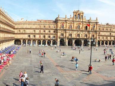 Plaza Mayor in Salamanca - Spanisch Sprachreisen