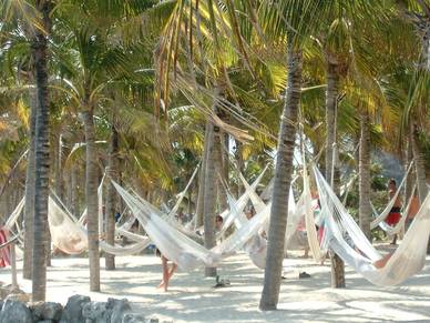 Entspannung am Strand, Playa del Carmen, Spanisch Sprachreisen für Erwachsene nach Mexiko