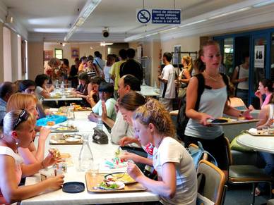 Caféteria der Französisch Sprachschule Brest