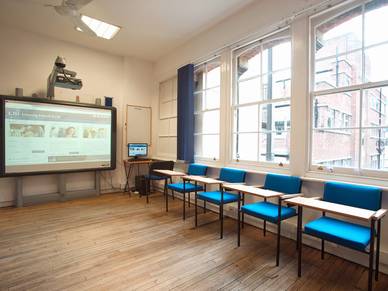 Moderner Unterrichtsraum, Business Englisch Sprachschule London