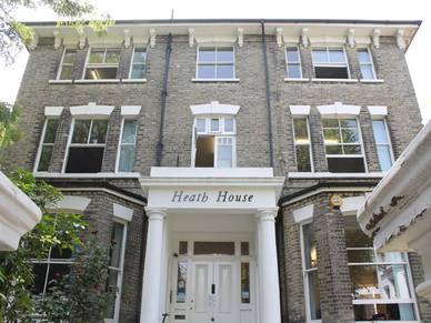 Gebäude der Englisch Sprachschule London Hampstead