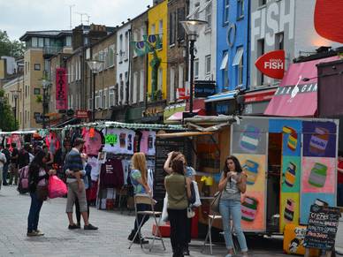 Markttreiben in Camden, Englisch Sprachreisen für Erwachsene