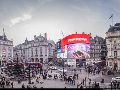 Piccadilly Circus, Business-Englisch in London