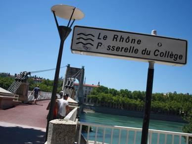 Rhône in Lyon, Französisch Sprachreisen für Erwachsene