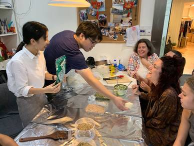 Freizeitprogramm Sprachschule Shanghai - Dumpling Making 