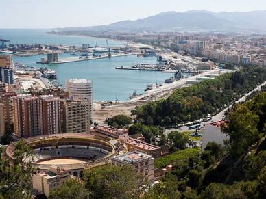 Blick auf Málaga - Spanisch Sprachreisen für Erwachsene